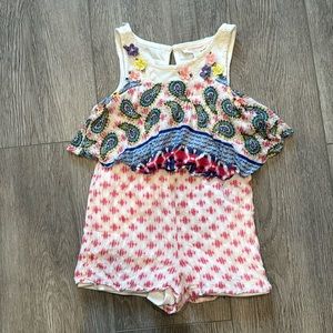Baby Sara by Sara Sara adorable floral romper Size 4T 9
